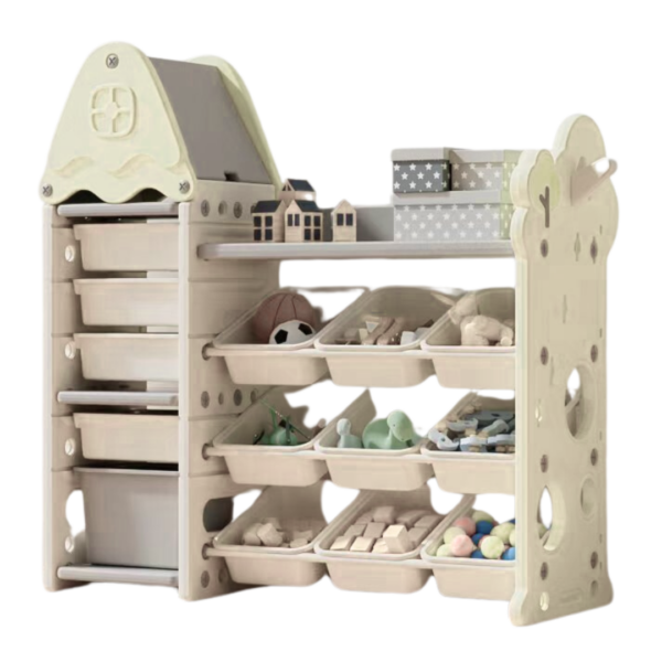 Organizador con compartimientos - beige