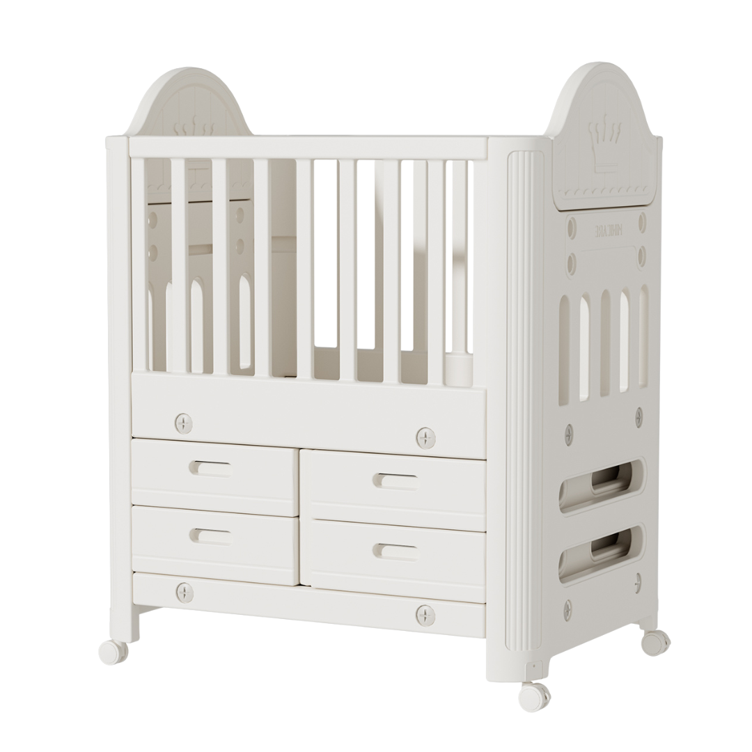 Cuna de bebé + 8 cajones