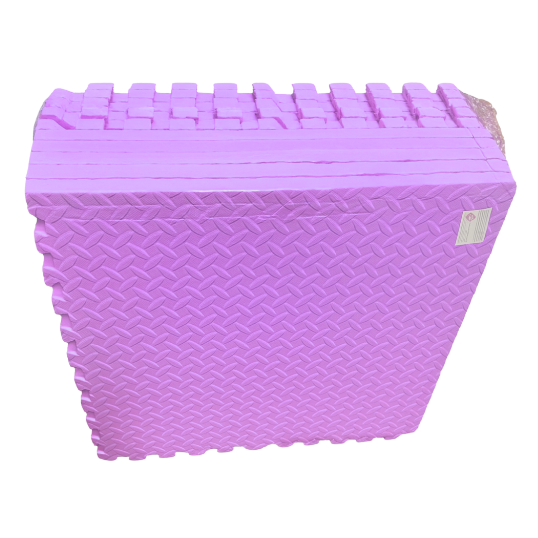 10 Pisos armables - lila pastel