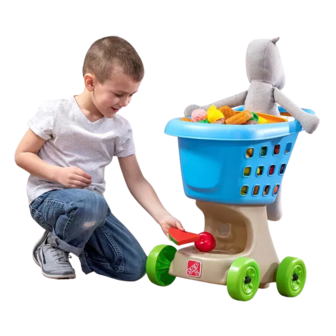 Carrito de compras azul - STEP 2