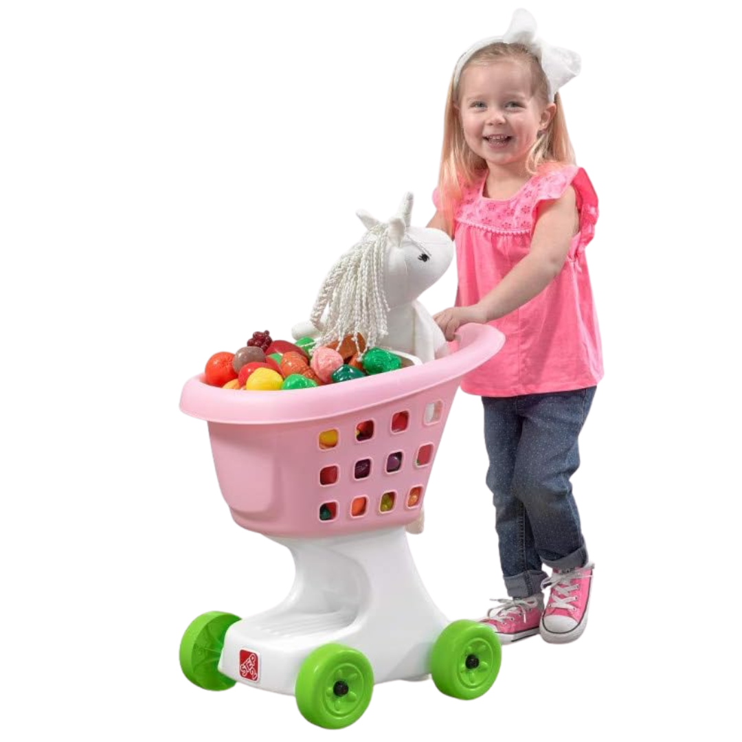Carrito de compras rosado - STEP 2
