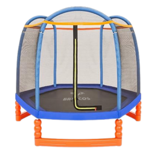 Trampolín robusto con base naranja - 210 cm.